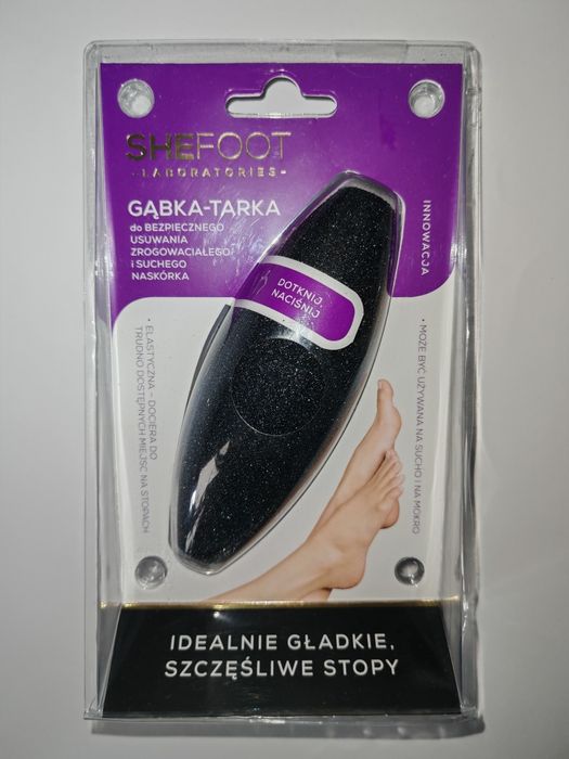 Zestaw kosmetyków do stóp Shefoot gąbka tarka plastry na pięty