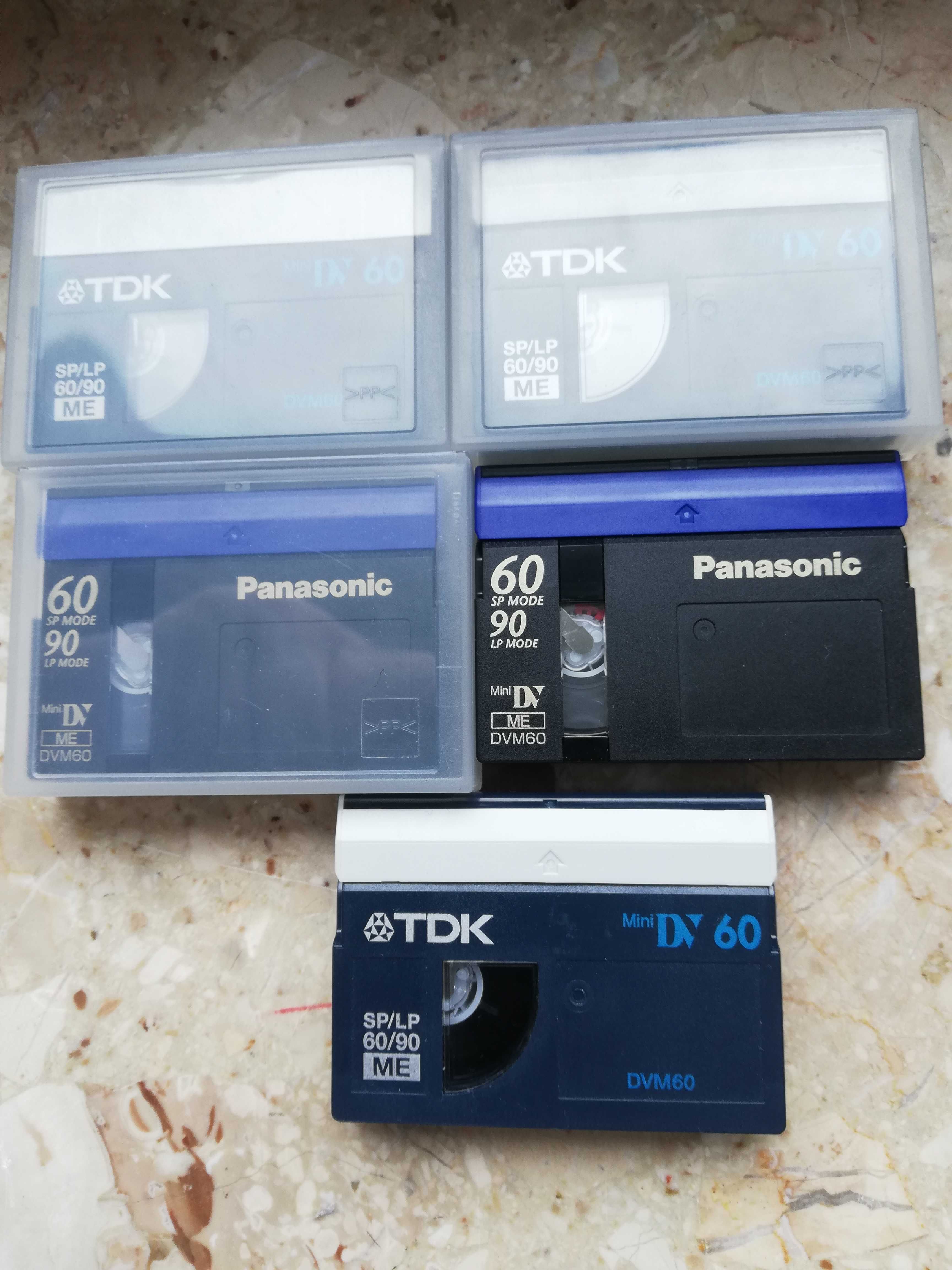 Zestaw 5 szt kaset MiniDV