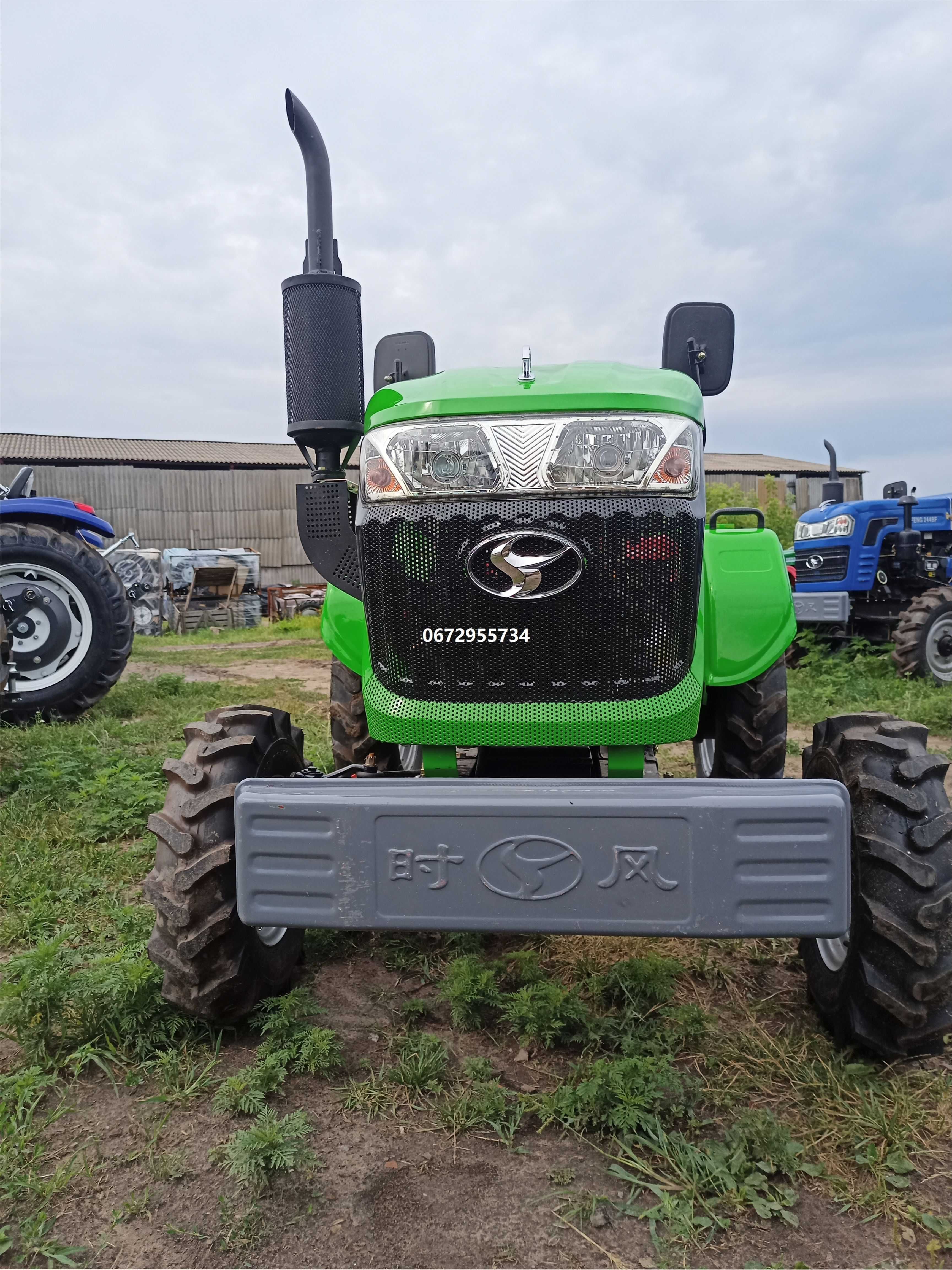 Мінітракор Shifeng 240 новий капот зелений Шіфенг доставка безкоштовна