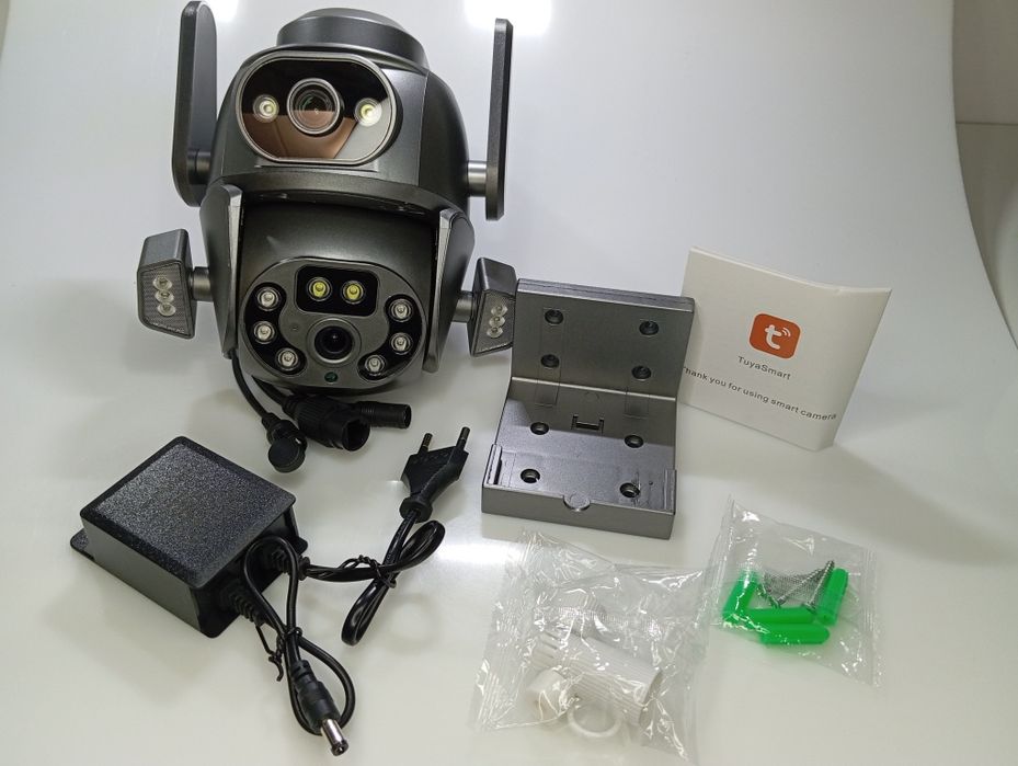 ‼️IP WIFI cam 4MP Q821 НАРУЖНЯ ВАЙФАЙ КАМЕРА з датчиком РУХУ Tuya‼️