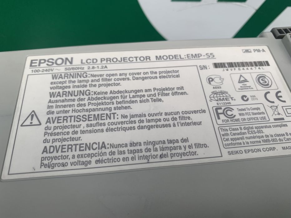 Мультимедіа проектор Epson EMP-S5