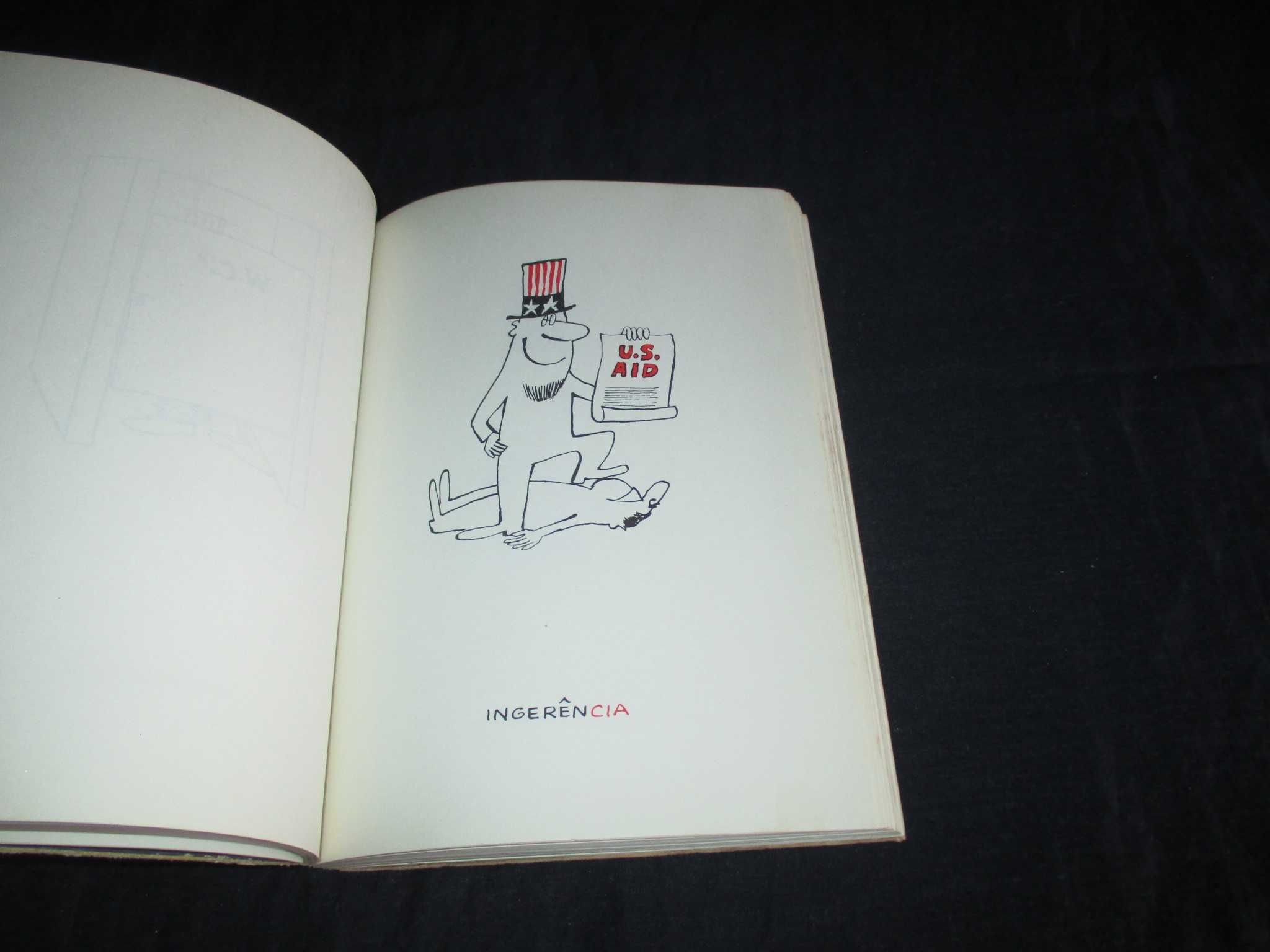 Livro CIA Siné Mondar Cartoon 1974