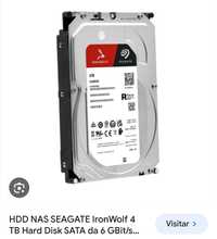 SEAGATE IRONWOLF 4TB nova selada/ Samsung 1500GB/10 Gavetas HDD