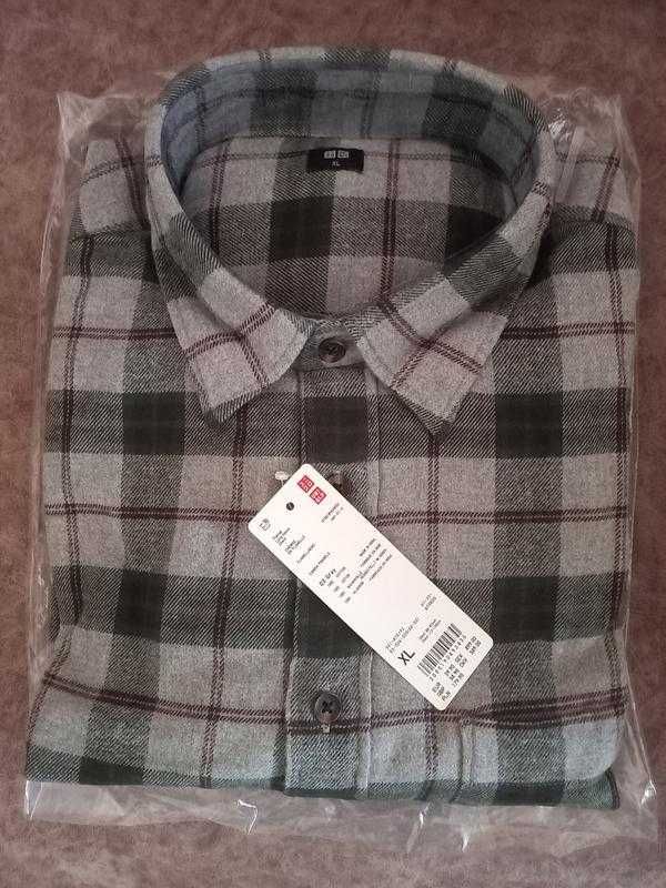 чоловічі фланелеві сорочки Uniqlo Японія