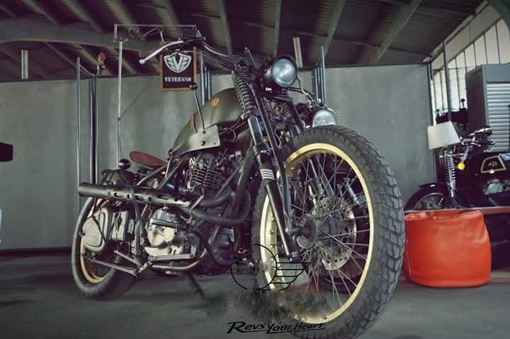 Suzuki DR 650cc Djebel custom