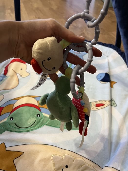 Дитячий шезлонг килимок качеля