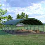 NOWA Wiata pastwiskowa 10x10m, Ocynk, plandeka PVC namiot