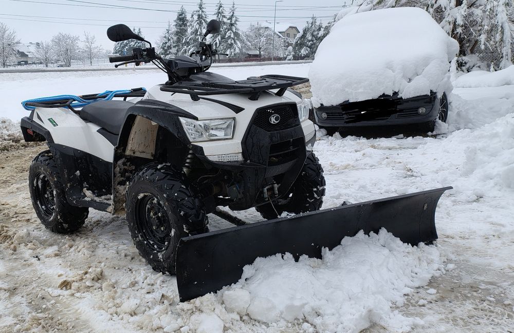 Kymco mxu 550 4x4 L7e  1800km . Pług  do śniegu