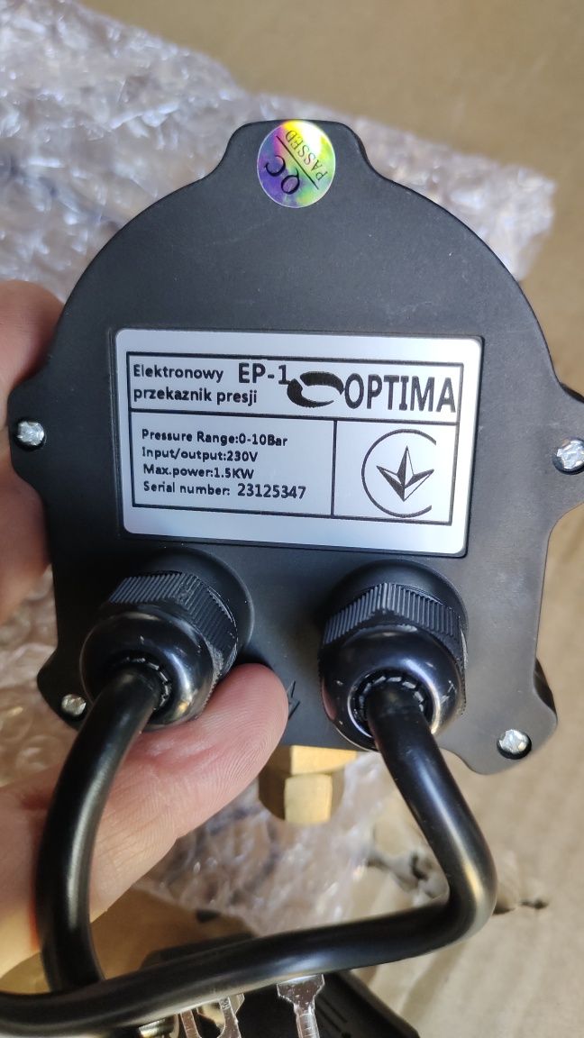 Електронне реле тиску Optima EP-1 з захистом сухого ходу