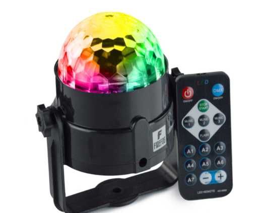 Półkula disco LED Disco Ball 3x1W pilot