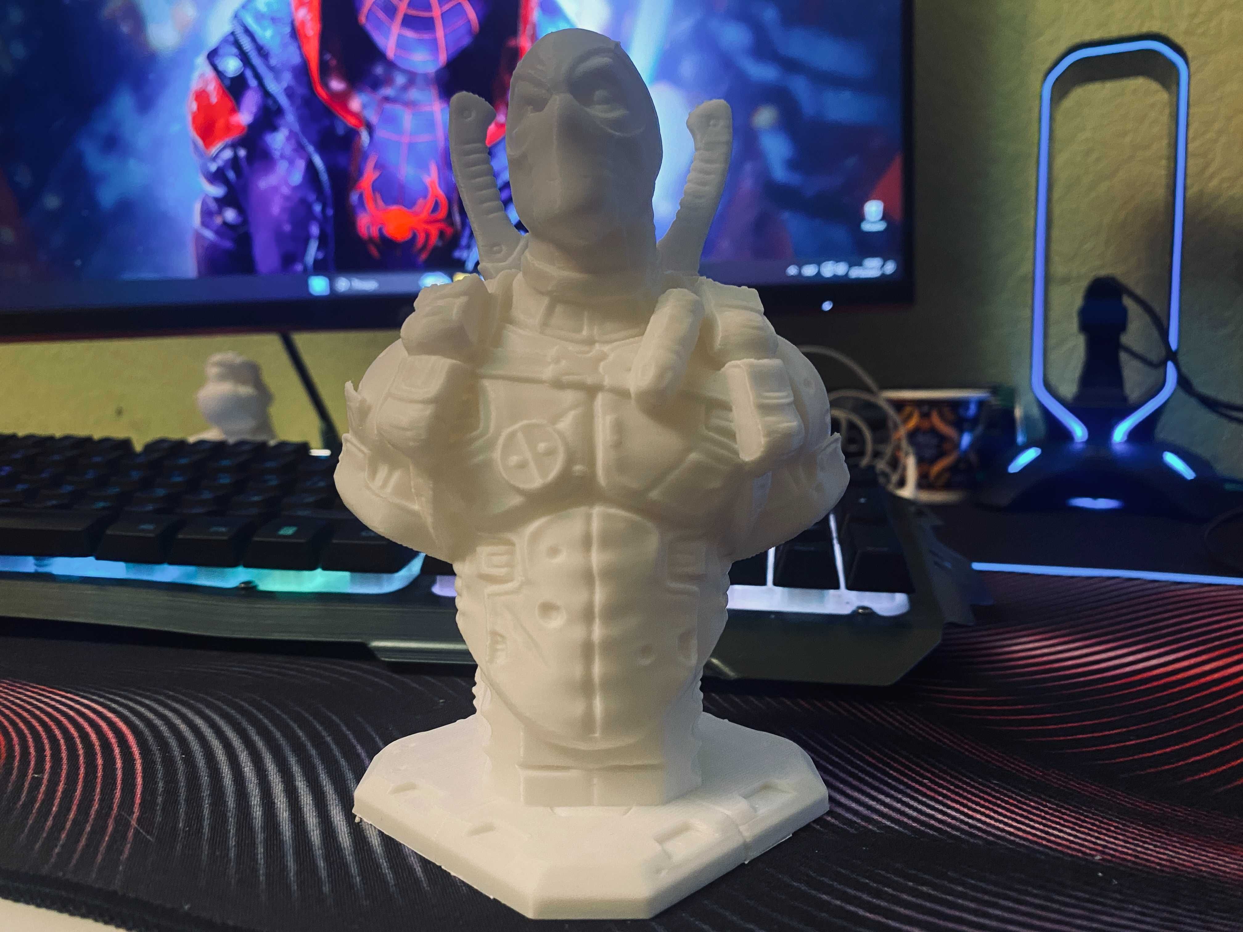 Бюст "Deadpool" 3D печать