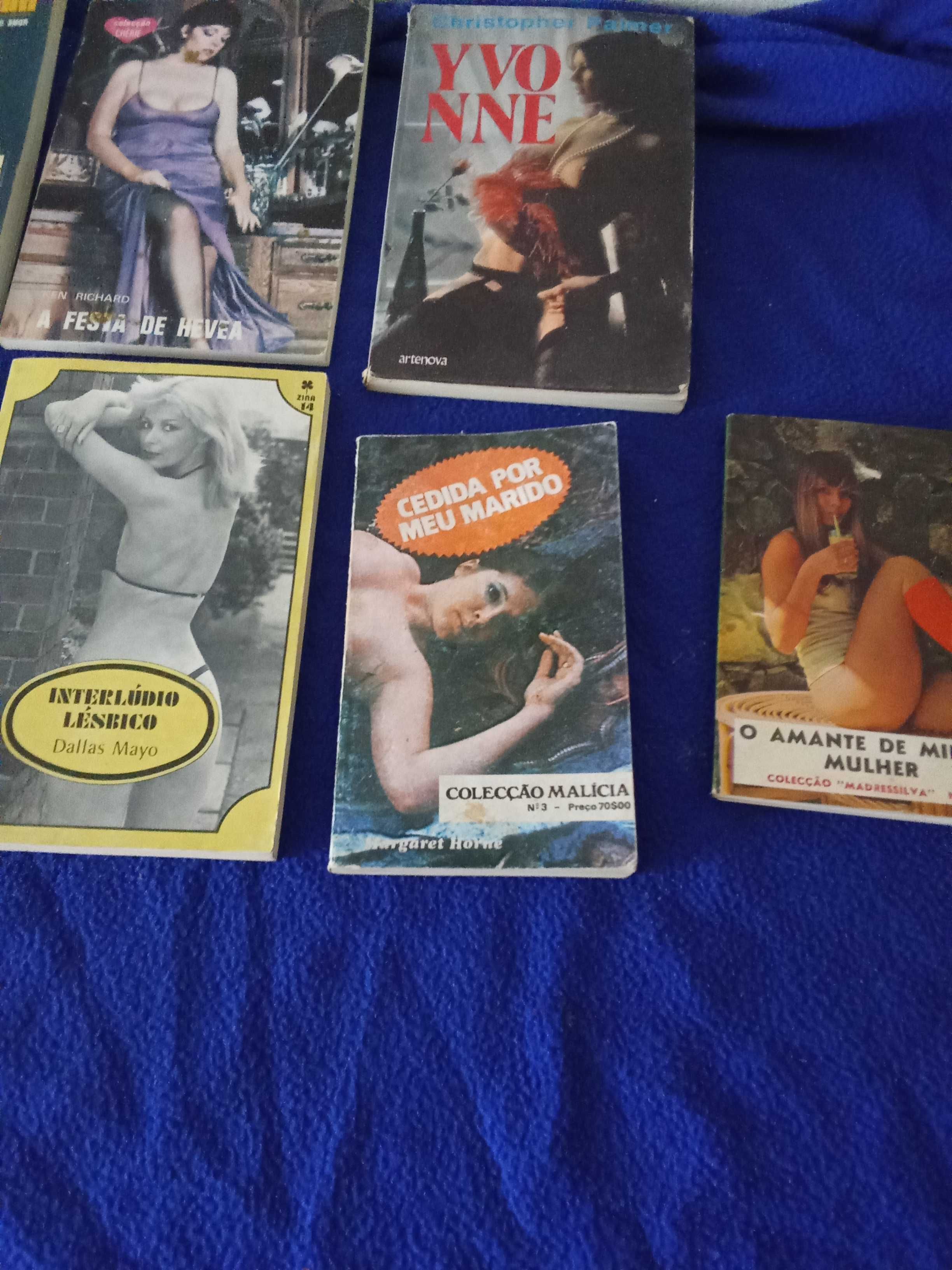 Conjunto de 15 livros eroticos