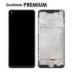 Ecrã LCD Display Touch com frame para Samsung Galaxy A21s