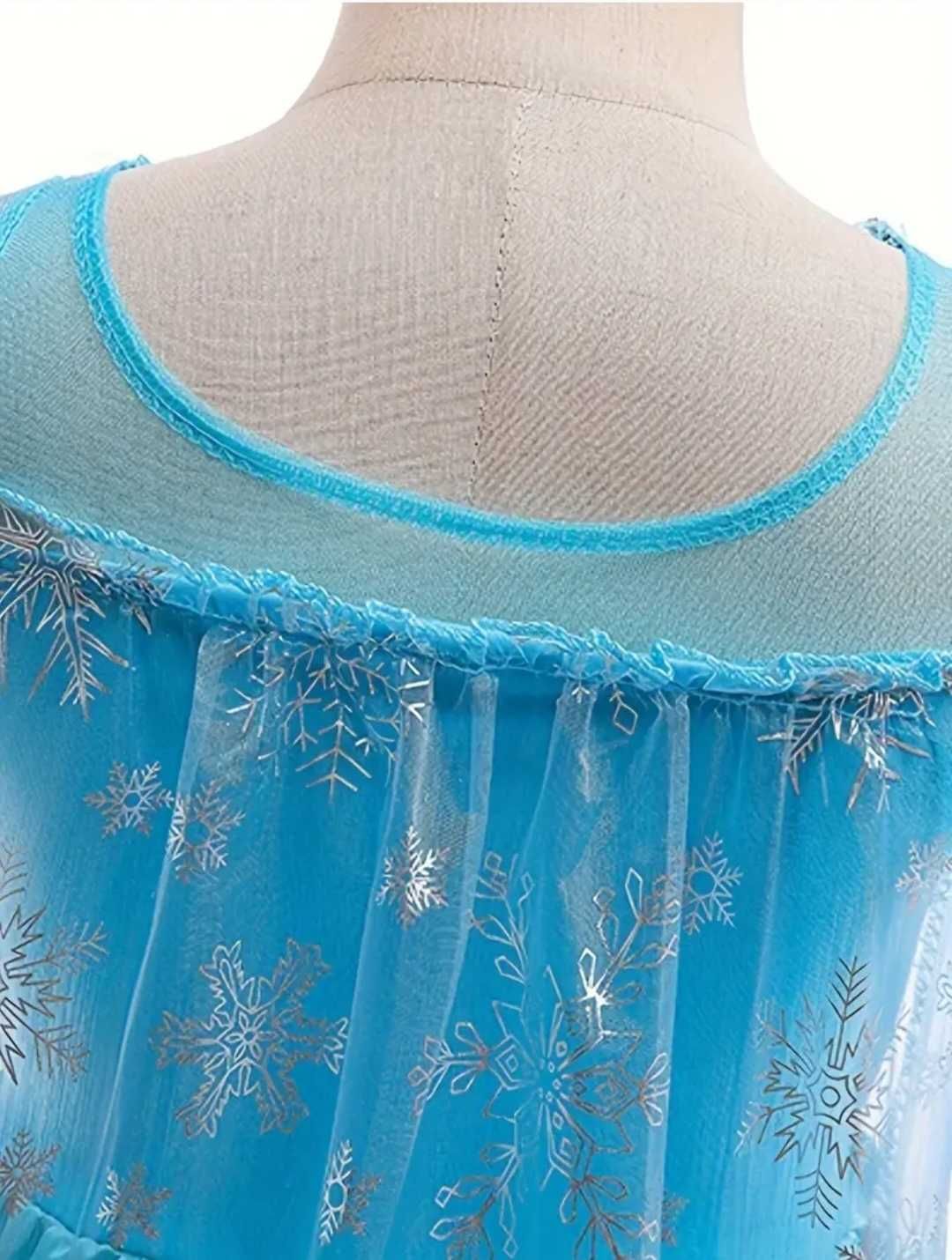 Nowa suknia strój Elsa Elza Kraina Lodu, r. 110 bal przebranie