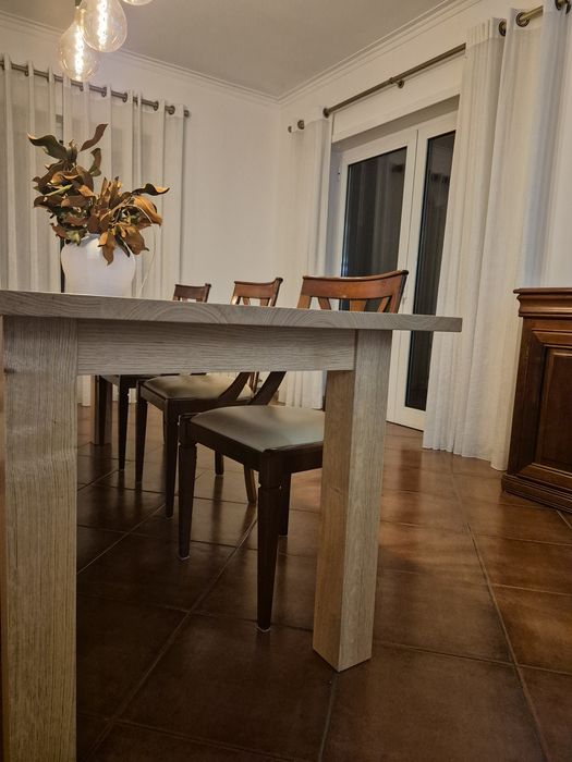 Mesa em carvalho maciço 0.95×2.50m