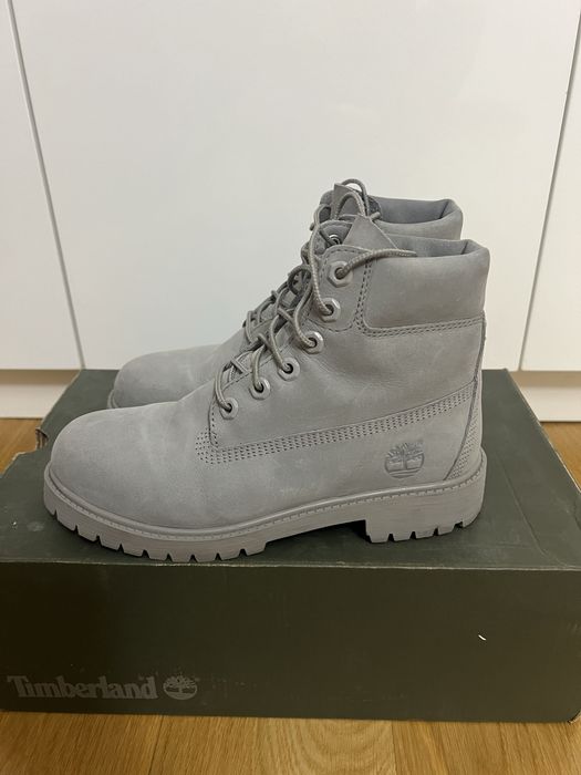Nowe skórzane buty damskie zimowe jesienne za kostkę Timberland