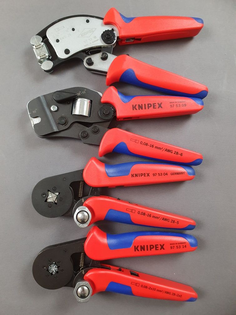Knipex для опрессовки и обжима контактных гильз.Прес- кліщі. Кримпер .