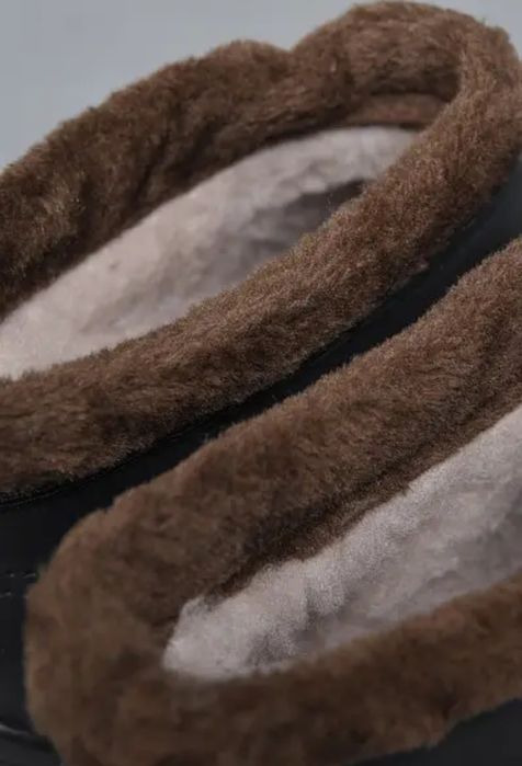 Чоловічі калоші утеплені Чорні та хакі (41-46)