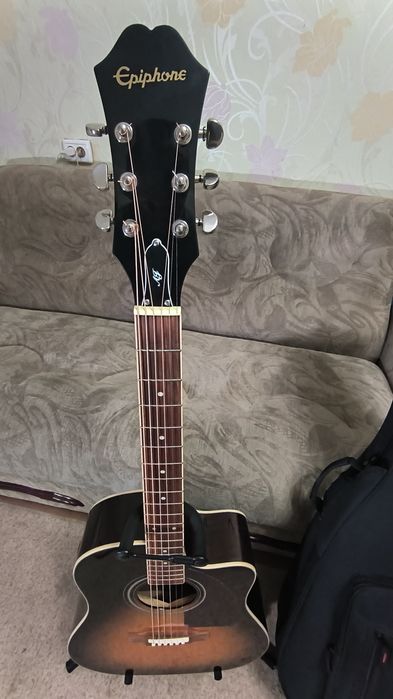 Акустична гітара epiphone aj 220 sce-vs