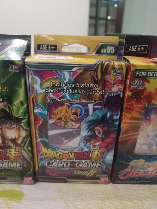 5x Starter Decks Dragon Ball Super Card Game