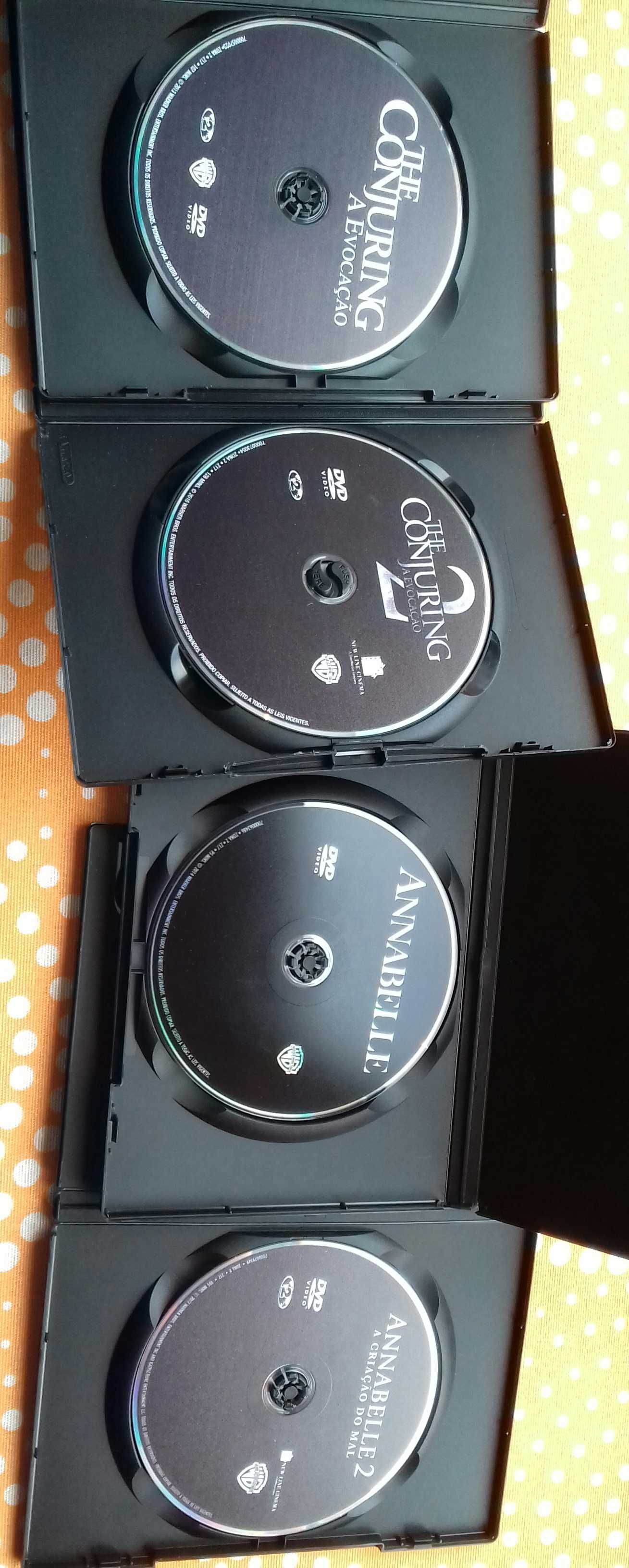 Dvd  Conjuring e Annabelle  conjunto 4 filmes