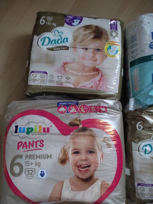 Pieluchy rozmiar 6