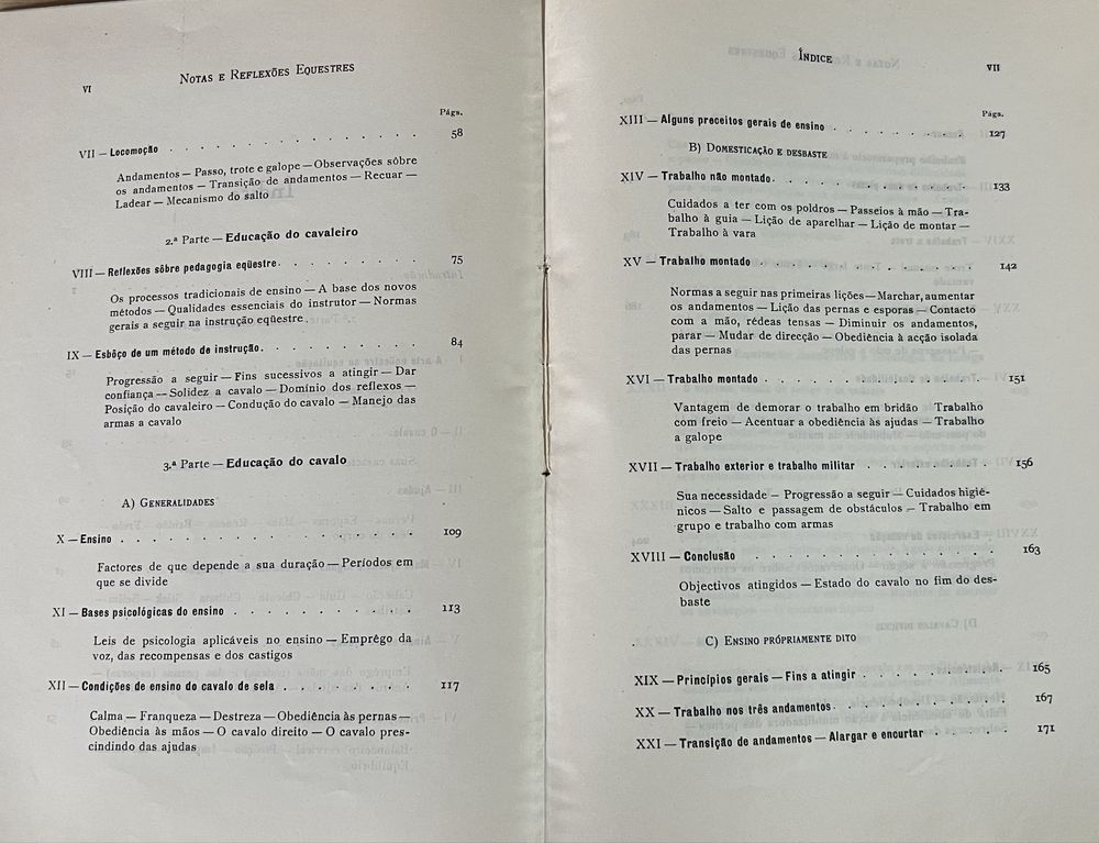 Notas e Refleções Equestres