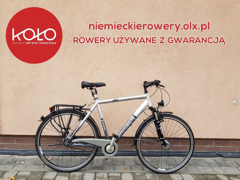 Rower męski miejski CONWAY koła 28 SHIMANO NEXUS aluminium WYSYŁKA