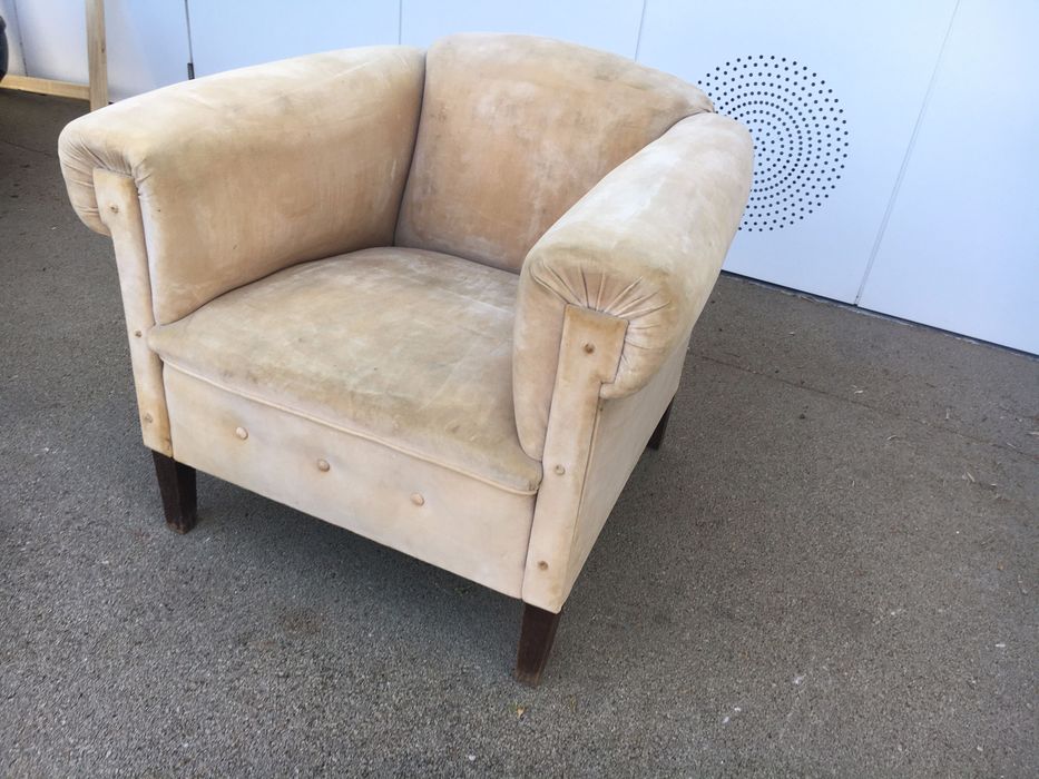 Sofá / Cadeirão / Poltrona / maple - anos 40 - novo preço