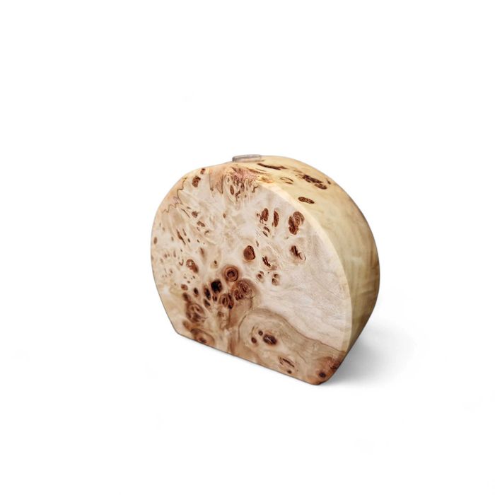 Wazonik, wazon drewniany topola - dekoracja, prezent