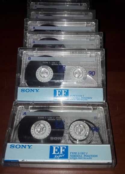 Аудіо касета SONY HF90 та EF90.