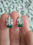 Серьги, серебро, эксклюзив.