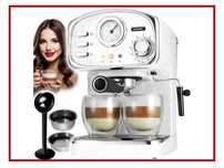 EKSPRES Do Kawy Ciśnieniowy Kolbowy Yoer 1100W + Spieniacz - PROMOCJA