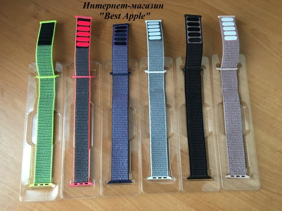 Спортивный нейлоновый ремешок(браслет) Sport Loop для Apple Watch 42mm