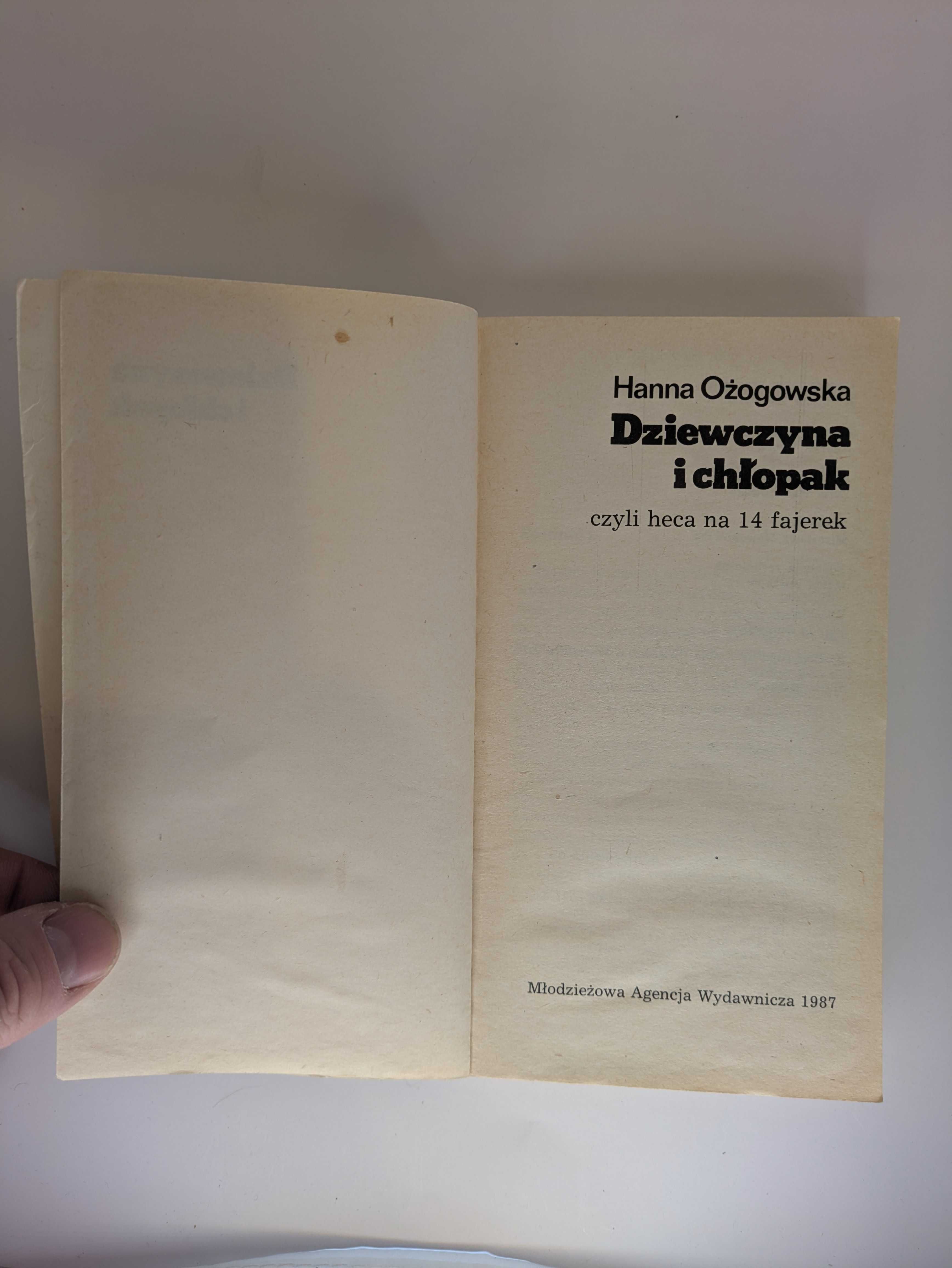 Dziewczyna i chłopak czyli heca na 14 fajerek - H. Ożogowska - 1987 r.