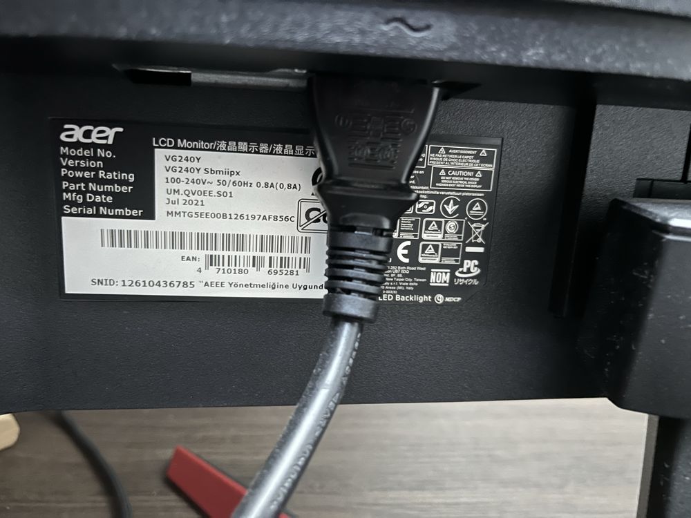Monitor Acer Nitro VG270EBMIIX