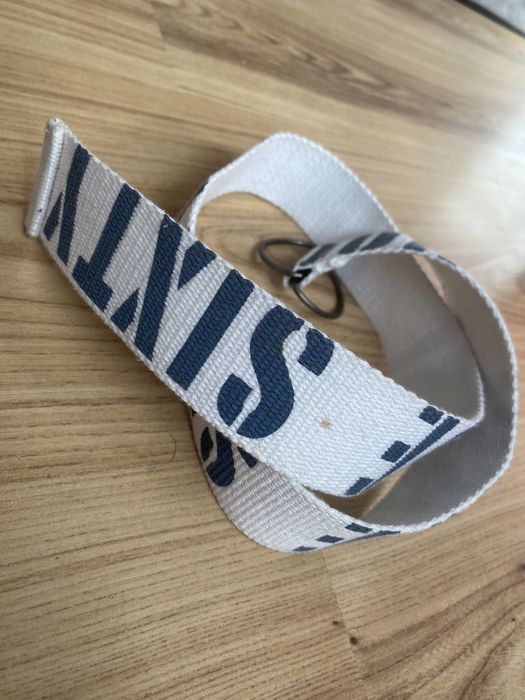 pasek do spodni bialy skater vibe y2k