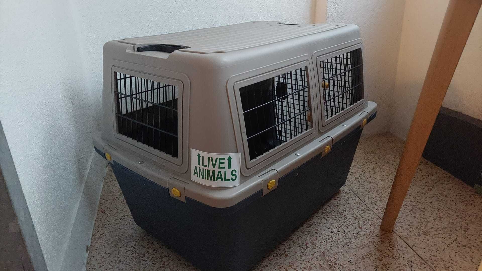 Caixa de transporte para cães e gatos