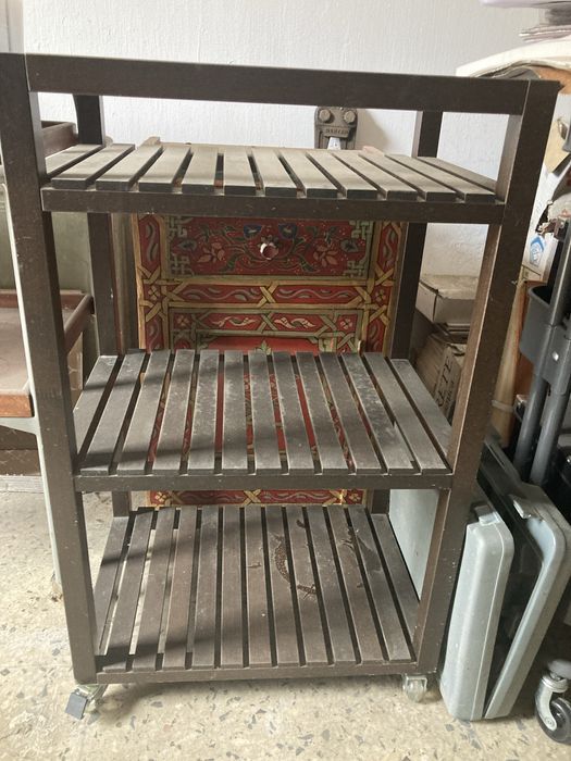 Mesa de Carrinho para WC / Cozinha