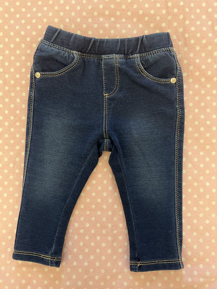 Легінси джинсові для дівчинки немовляти, 74 розмір