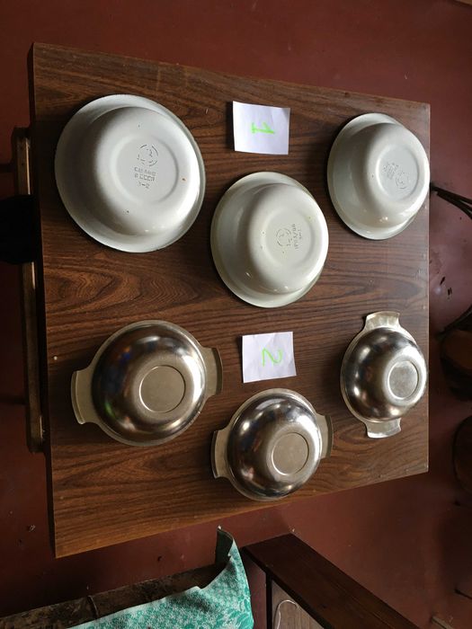 Миски эмалированные, нержавейка, алюминий