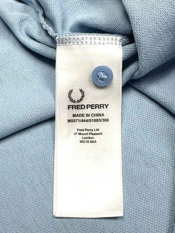Fred Perry Koszulka Polo Męska Slim Fit Logowana na Piersi r. M
