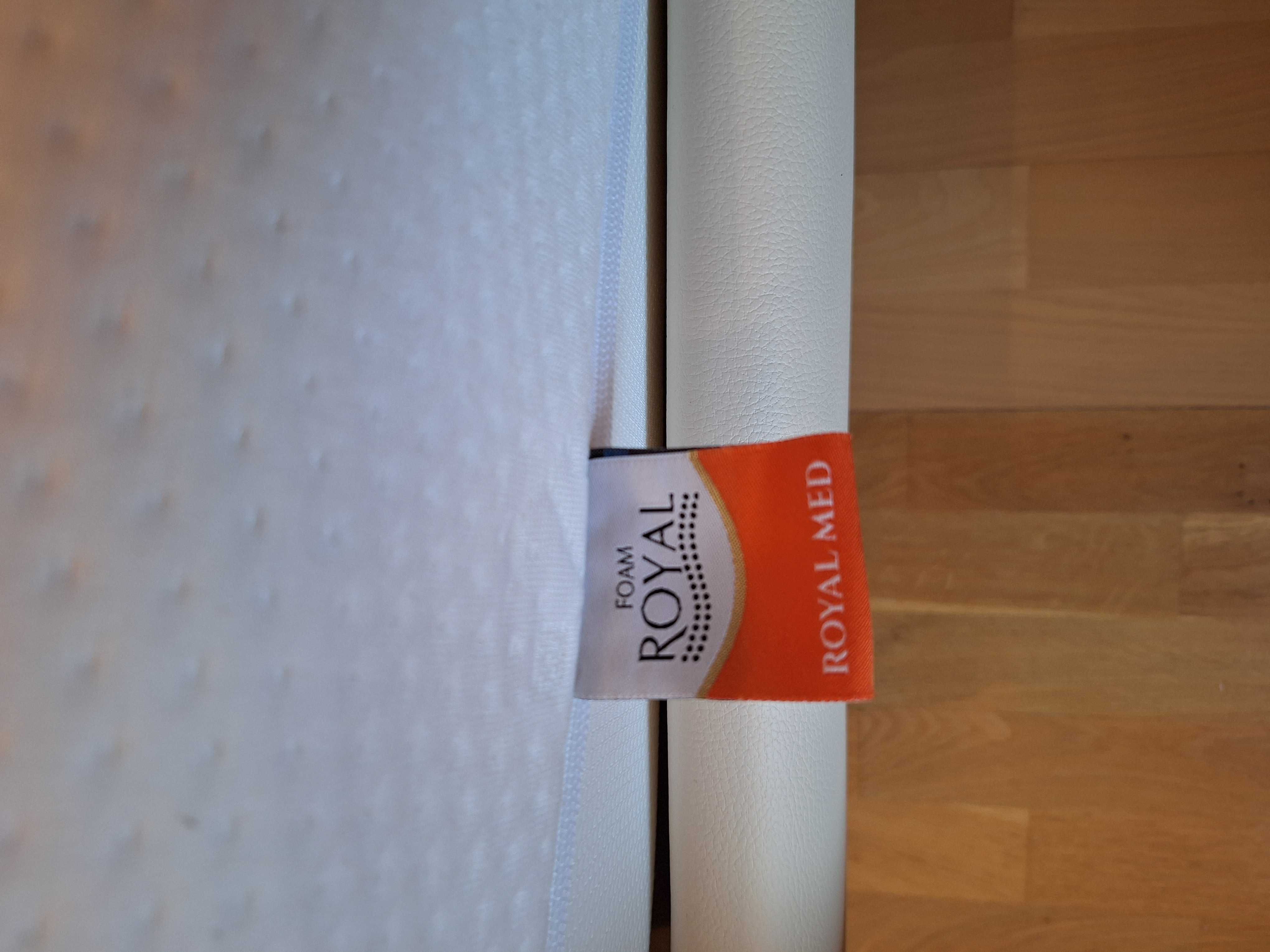 Łóżko Bydgoskie Meble 160x200 +stelaż +materac Foam Royal Med Standard