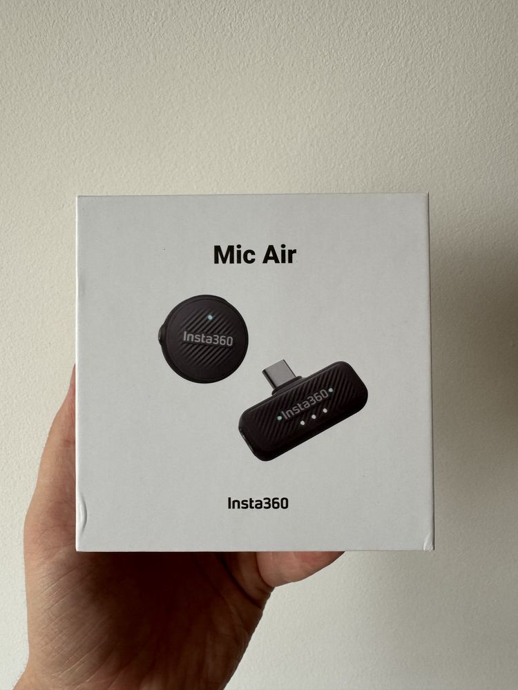 Беспроводная микрофонная система Insta360 Mic Air [1 TX + 1 RX]