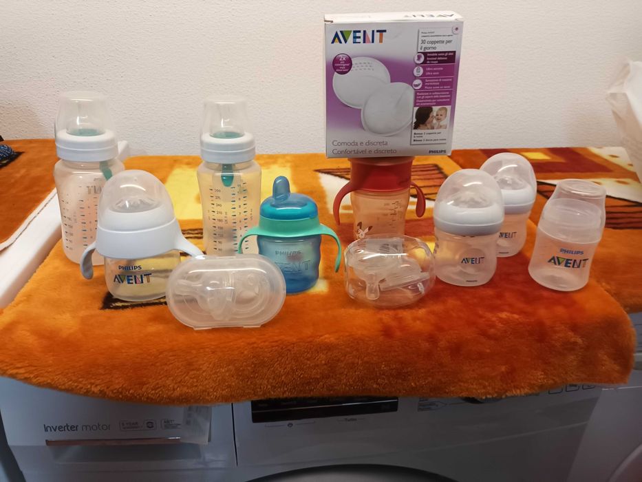 Biberões, Tetinas, Copos e Esterilizador de Micro-ondas
