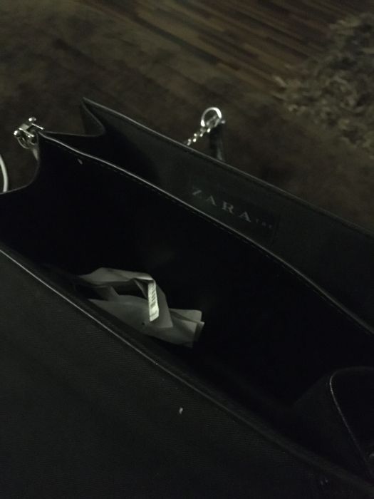 Torebka Zara na łańcuszku aplikacje