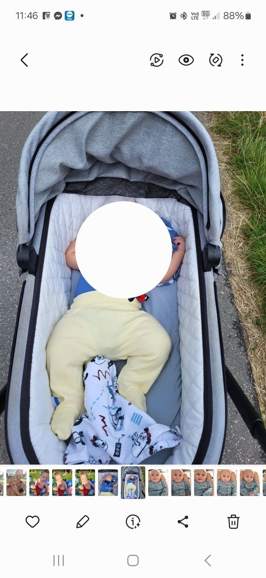 Wozek 2w1 muuvo Quick i kiddy evoluna isize +baza
