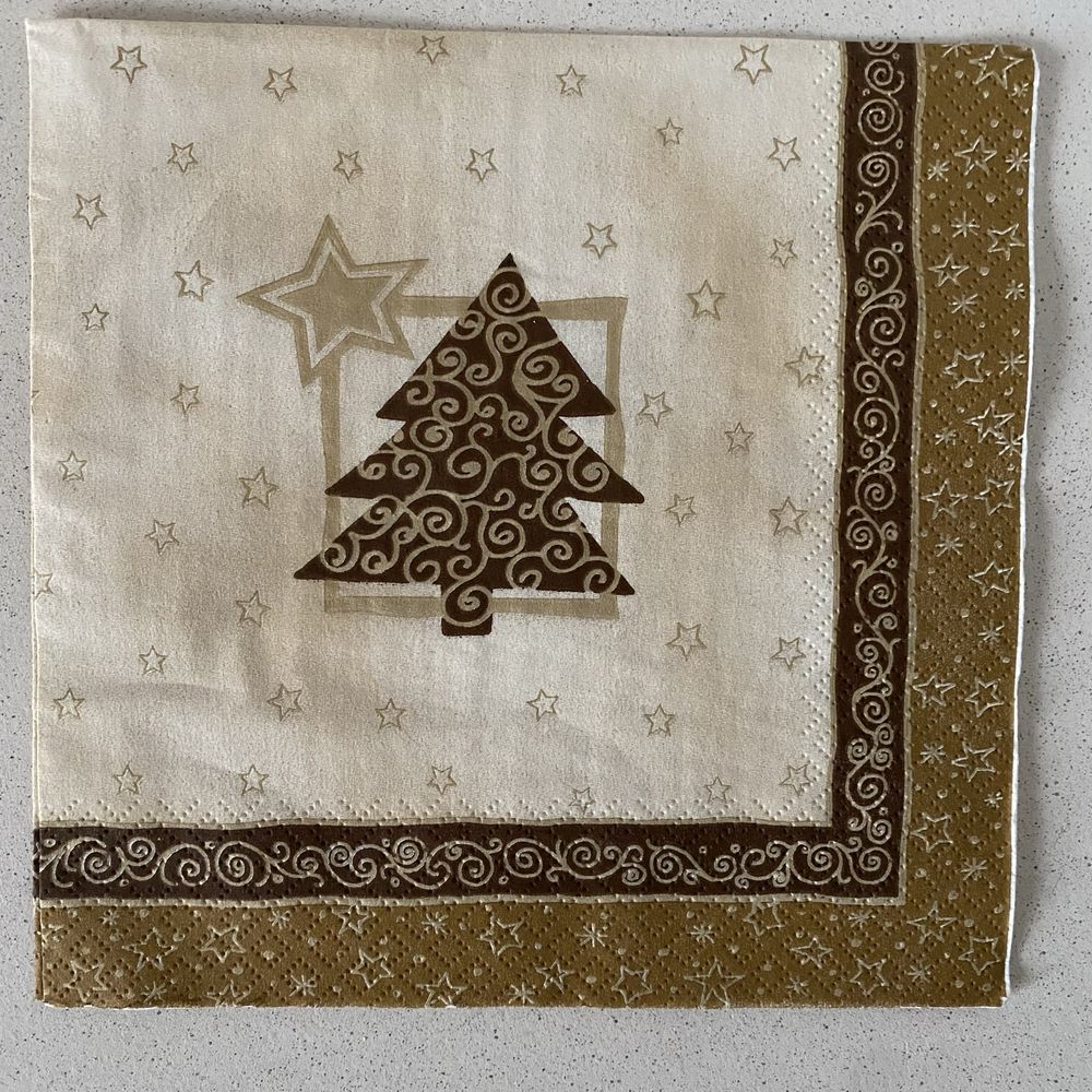 Serwerki świąteczne Almi decor 33x33 -4 opakowań