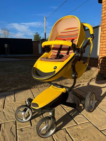Продам детскую коляску 2 в 1 Mima Xari yellow limited edition