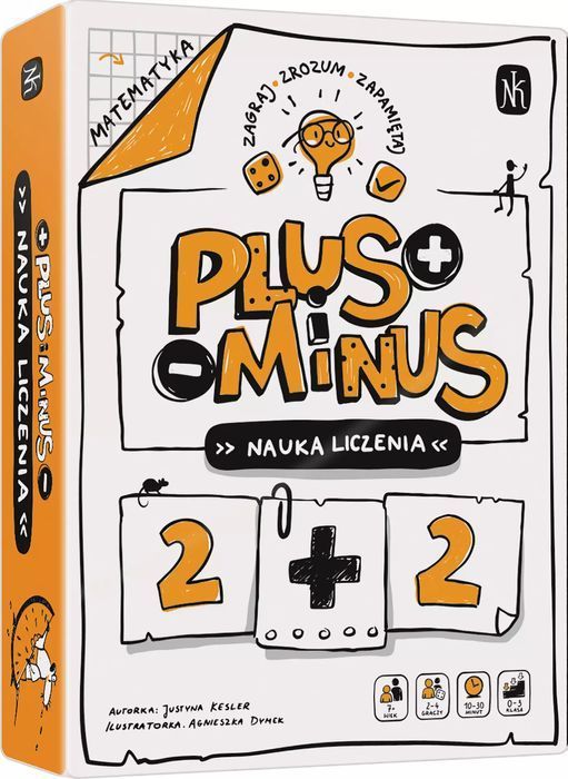 Plus i Minus. Nauka liczenia. Nasza Księgarnia - gry